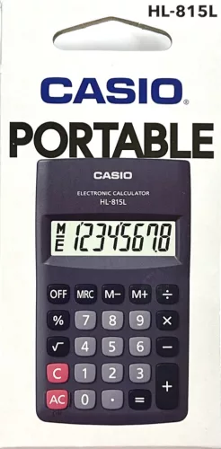 04 - Számológép Casio zseb HL-815L