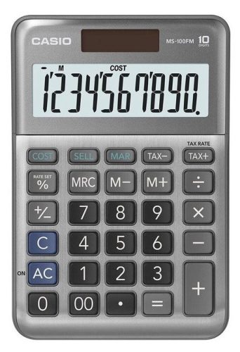 04 - Számológép Casio asztali MS-100FM