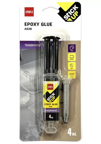 Ragasztó Deli Epoxy kétkomponensű 4ml - A526