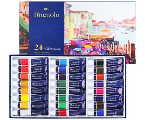 Deli Finenolo akrilfesték 12 ml / 24 db