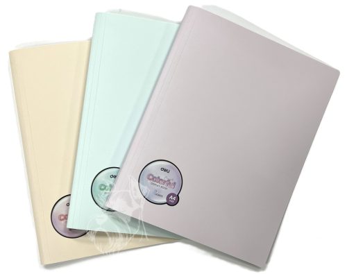 Deli A4 present mappa,  20 lapos Colorful - F911