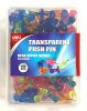 Push pin Deli 100 darabos, műanyag dobozban - 0030