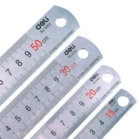 Vonalzó Deli fém PRO 50 cm DEL08464