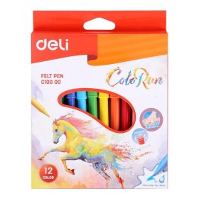 Deli Colorun filctoll készlet (12db) - 10000