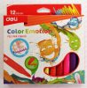 Deli ColorEmotion Jumbo kerek filctoll készlet (12db) - 10800