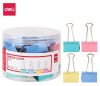 Deli binder kapocs színes 41 mm