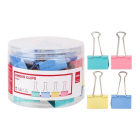 Deli binder kapocs színes 41 mm