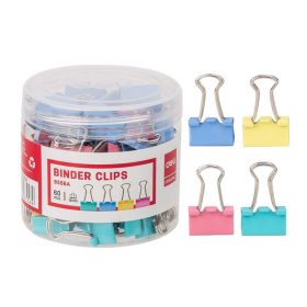 Deli binder kapocs színes 15 mm