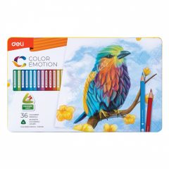   Deli színes ceruza 36-es háromszögletű, fémdobozos Color Emotion C00235