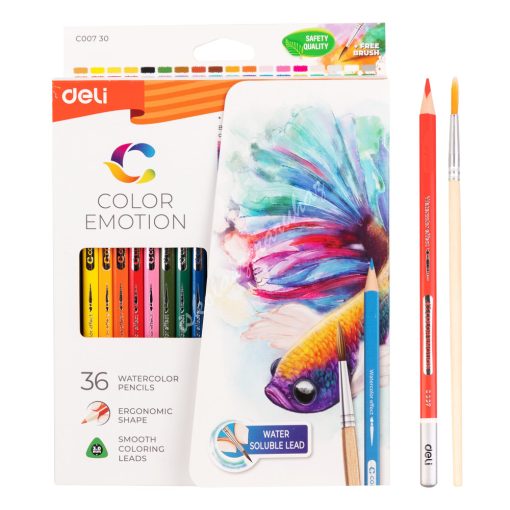 Deli akvarell színes ceruza 36-os Color Emotion C00730