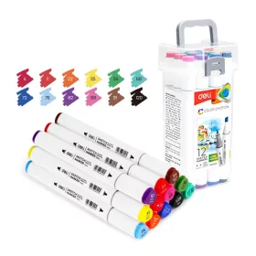 14- Sketch marker Deli kétvégű 12 darabos - 70803-12