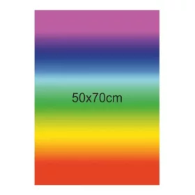 00- Fotókarton szivárvány színű 50x70 cm, 300 gr. 