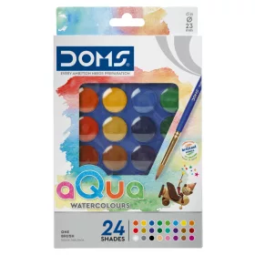 28- Vízfesték Doms 24 darabos + ecset - 80553