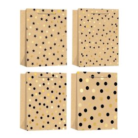 Dísztasak 18x23x10 cm, 4 mintával - 12538