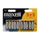13- Elem ceruza Maxell LR6 AA - 5+5 darabos