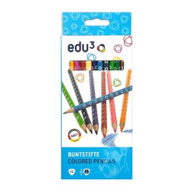 Edu3 színes háromszögletű ceruza (12db)  - 1201012