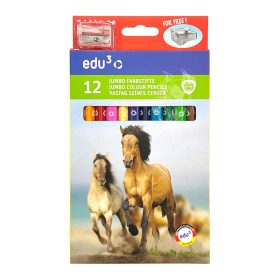 Edu3 Jumbo színes háromszögletű ceruza (12db) - 1231012