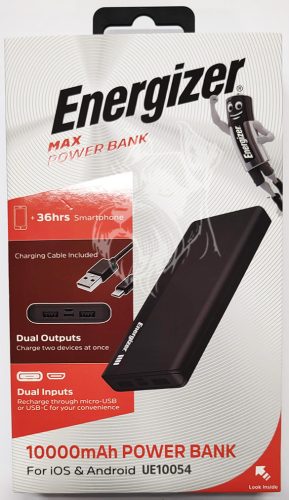 30- Energizer MAX Power Bank 10000 mAh