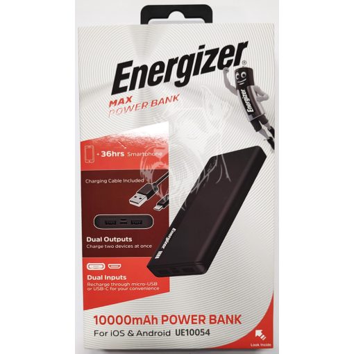 30- Energizer MAX Power Bank 10000 mAh