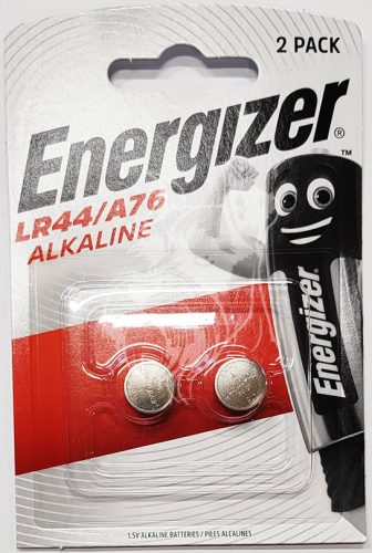30- Elem Energizer LR44/A76 B2 alkáli