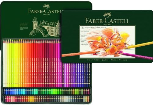 Faber-Castell Polychromos színes ceruza fém dobozban (120db) - 110011
