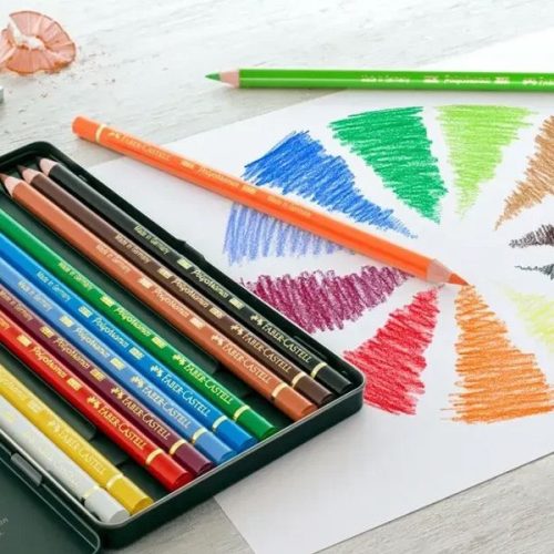 Faber-Castell Polychromos színes ceruza 12db fémdoboz (110012)