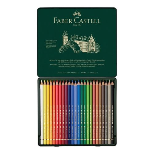 Faber-Castell Polychromos színes ceruza 24db fémdoboz (110024)