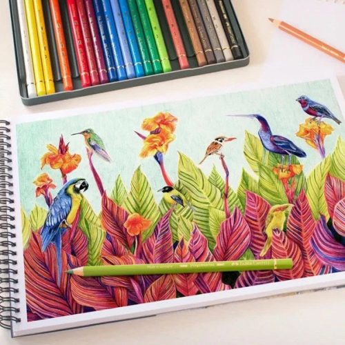 Faber-Castell Polychromos színes ceruza 24db fémdoboz (110024)