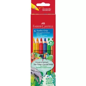   18 - Színes ceruza Faber-Castell 6 darabos Grip Jumbo - 110906
