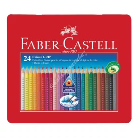 Faber-Castell Grip színes ceruza fémdobozban (24db)