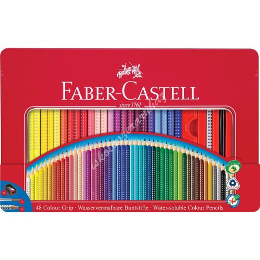 Faber-Castell színes ceruza Grip 48 db-os fém dobozban