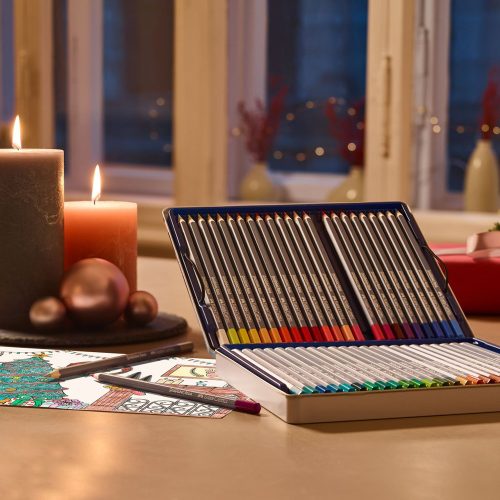 Faber-Castell Gold Faber Aqua akvarell ceruza 48db fémdoboz (114648)