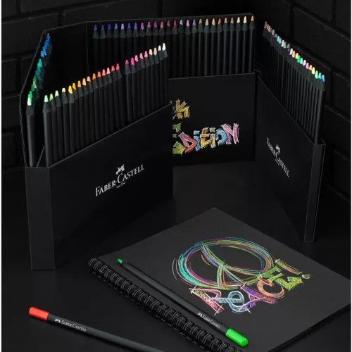 18 - Színes ceruza Faber-Castell Black Edition 100db készlet - 116411
