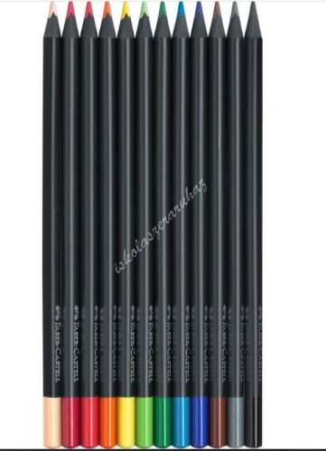 Faber-Castell Black Edition színes háromszögletű ceruza (12db) - 116412