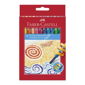 Faber-Castell Twist kitekerhető zsírkréta 12es