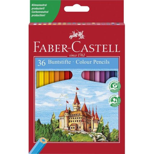 Faber-Castell színes ceruza 36 darabos vármintás - 120136