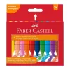 Faber-Castell Grip Jumbo radírozható zsírkréta 12-es
