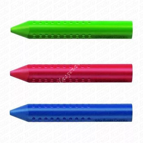 Faber-Castell Grip Jumbo radírozható zsírkréta 12-es