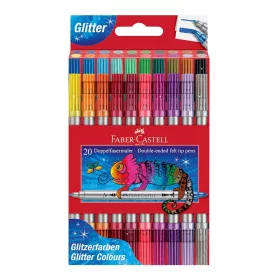 17- Filc Faber-Castell csillámos 20 darabos - 151108