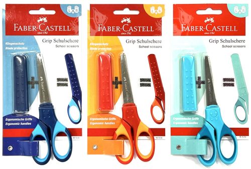 Faber-Castell iskolai olló, 3 színben - 1815