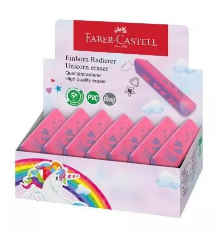 Radír Faber-Castell háromszög Unicorn/Dinosaur