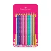 Faber-Castell Sparkle színes ceruza fém dobozban (12db) - 201737