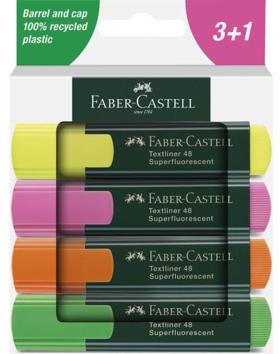 18- Szövegkiemelő Faber-Castell 4 darabos - 254844