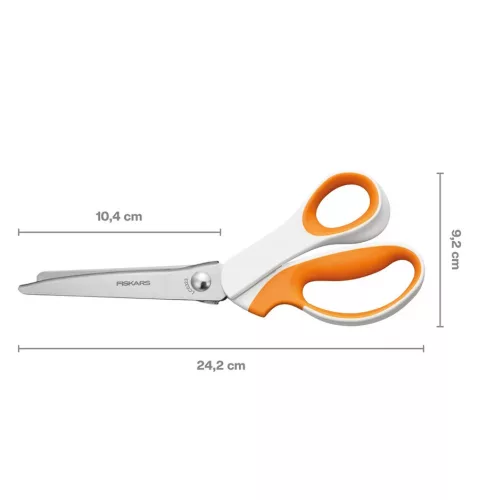 Fiskars cikk-cakk olló SoftGrip 24 cm - 1070024