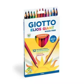   Giotto Elios Giant famentes színes háromszögletű ceruza (12db)
