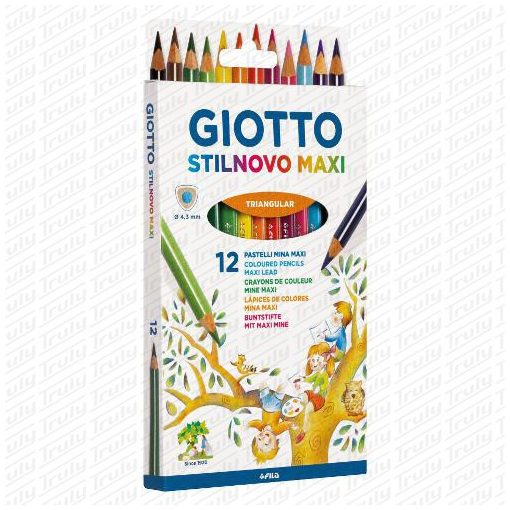 Giotto Stilnovo Maxi 12-es színes ceruza készlet