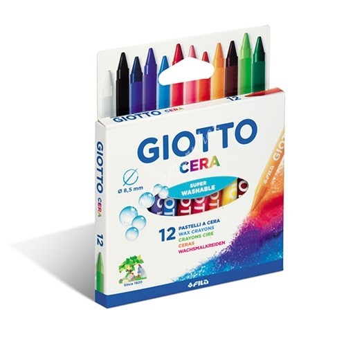Zsírkréta 12 db-os Giotto Cera