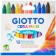 Zsírkréta 12 db-os Giotto Cera - Maxi