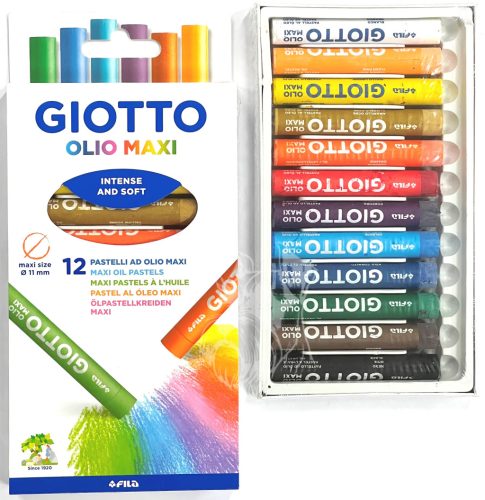 Olajpasztell Giotto 12 darabos Olio Maxi - 293400