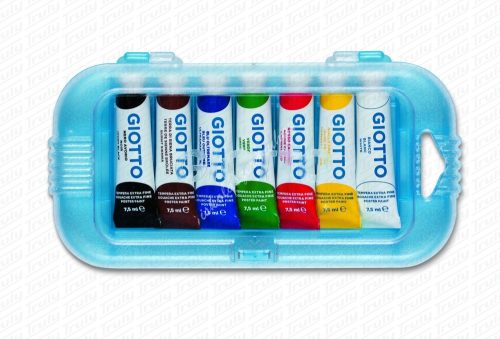 Giotto tubusos tempera készlet, 7 db-os, 7,5ml